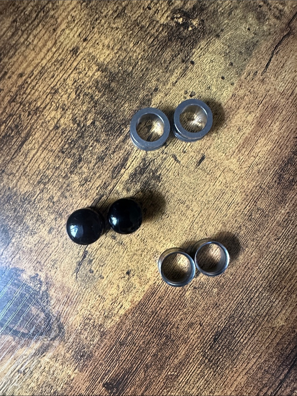 Set of three 9/16 size gauges